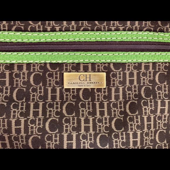 RARE Carolina Herrera weekender full grain leather - Picture 12 of 15